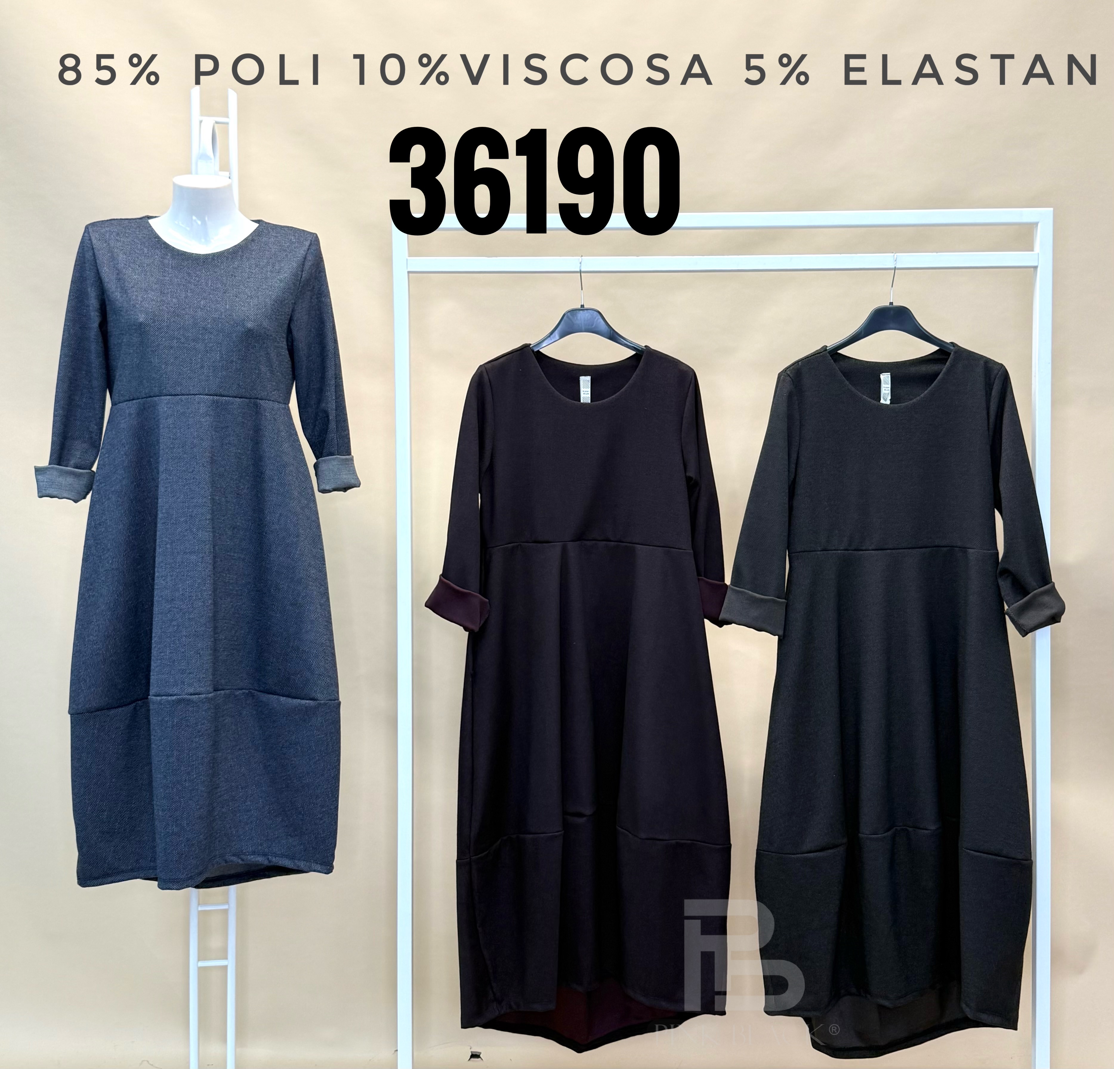 Sukienka Midi A-line z Plisami