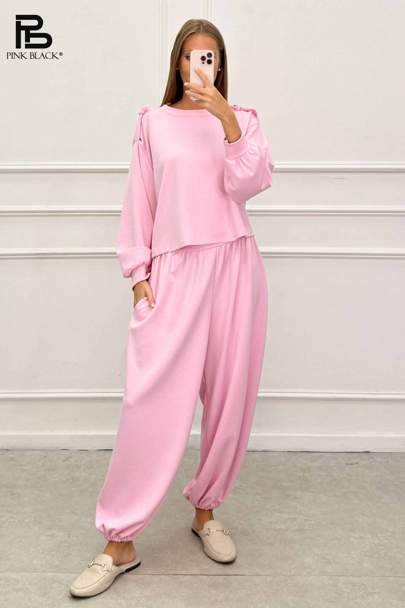Komplet Joggery Z Bluza Balon