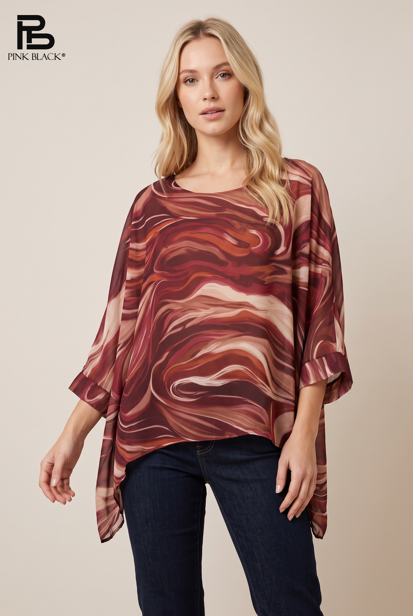 Bluzka Oversize Asymetryczna