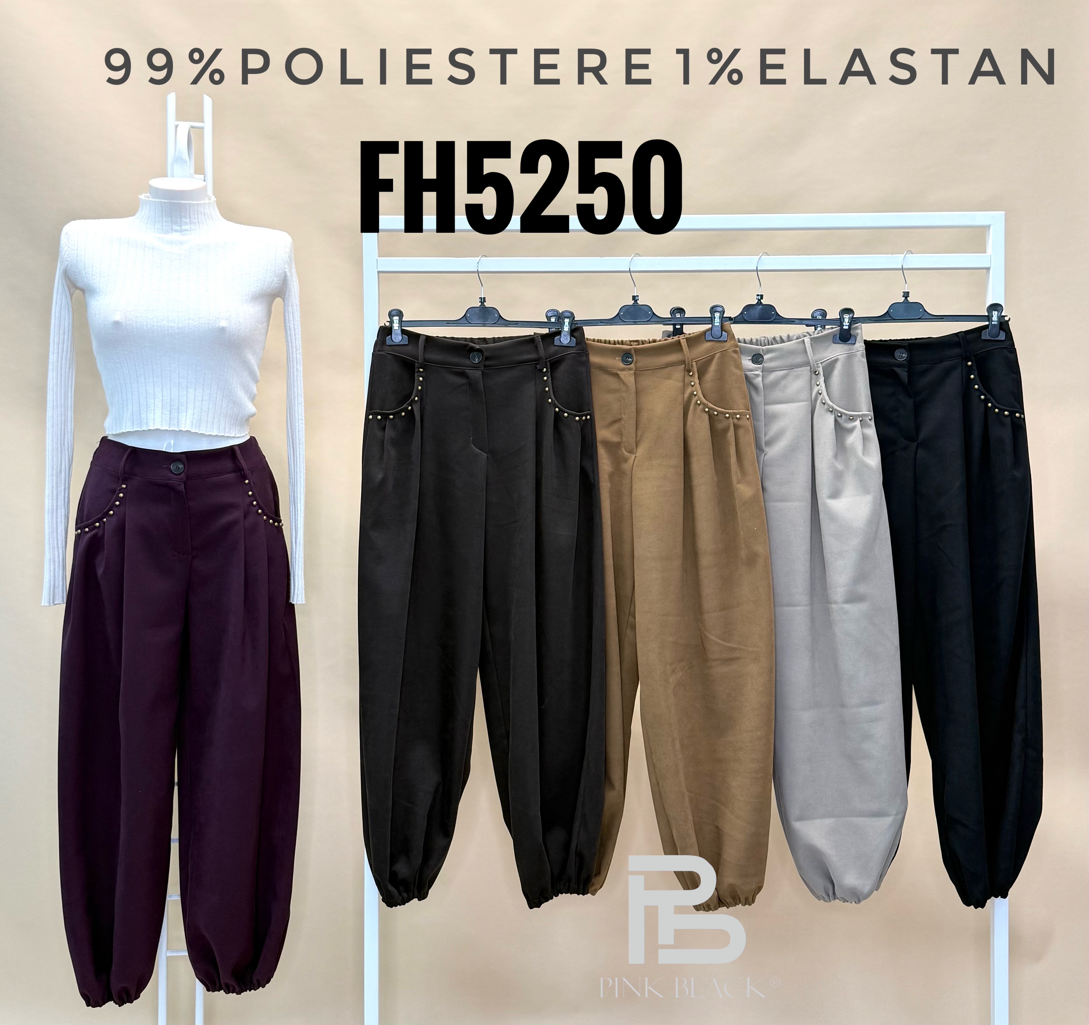 Spodnie Joggery Wysoki Stan