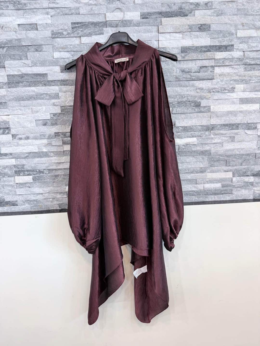 Bluzka Tunika Oversize z Kokardą