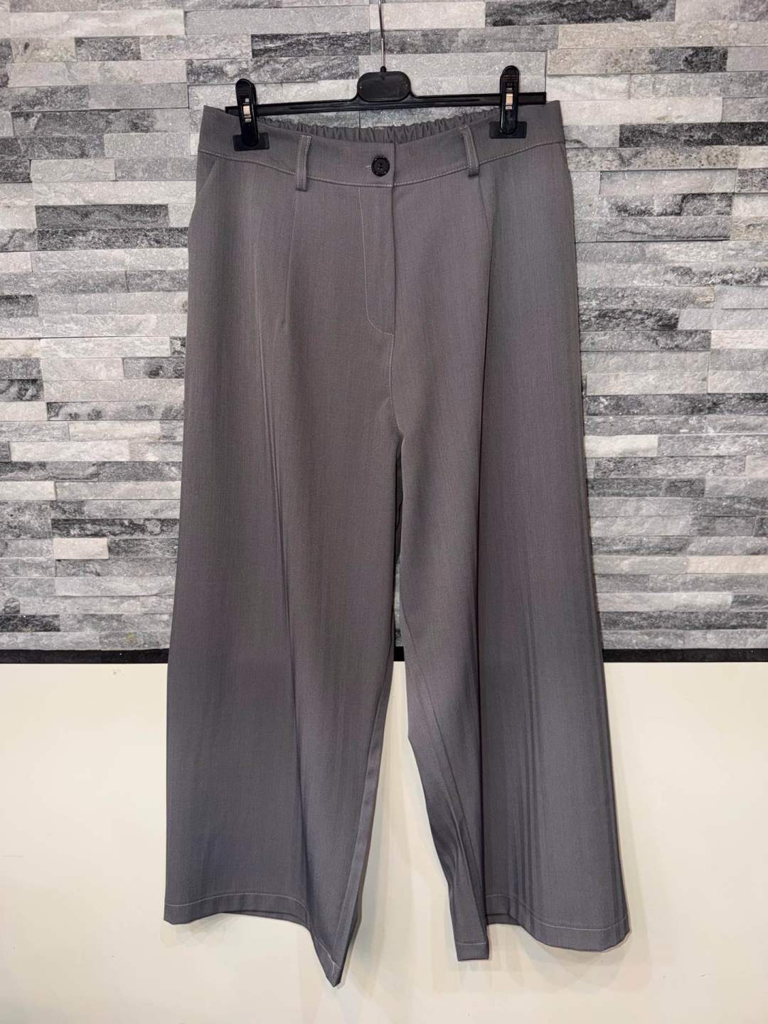 Spodnie Wide Leg z Plisami