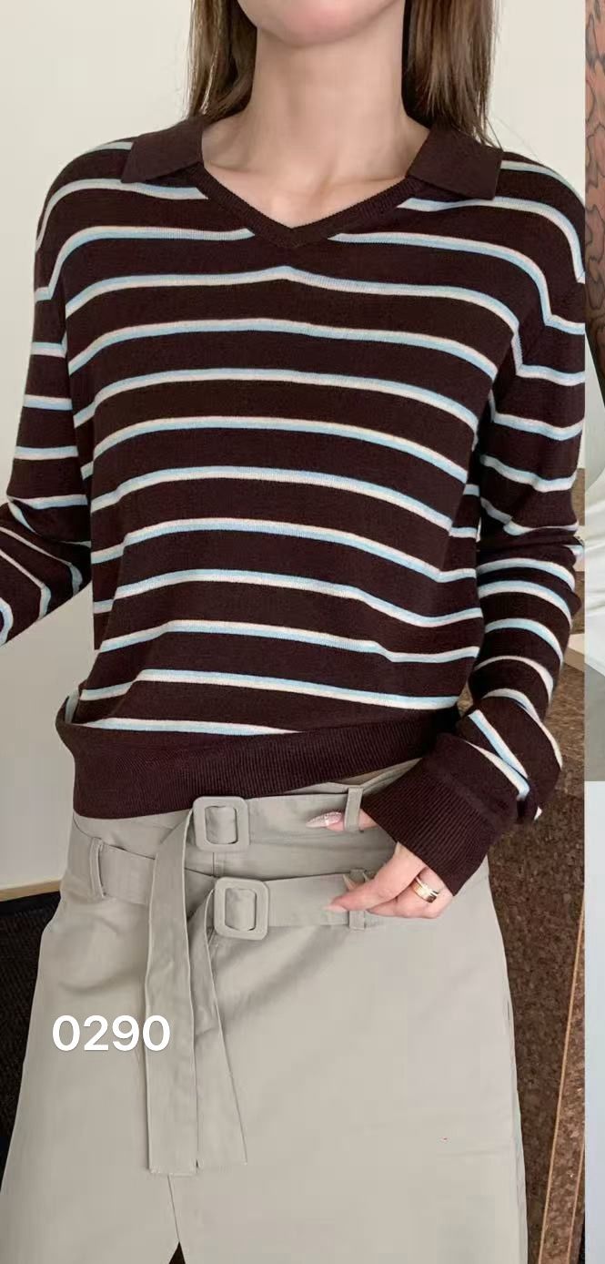 Sweter z Kołnierzykiem Polo