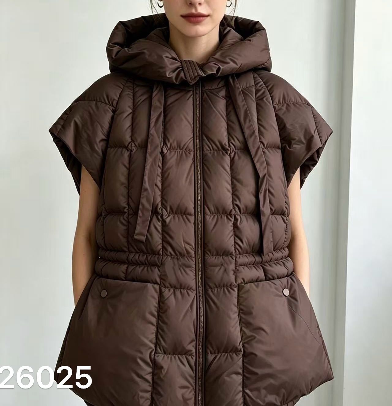 Kamizelka Oversize Z Kapturem