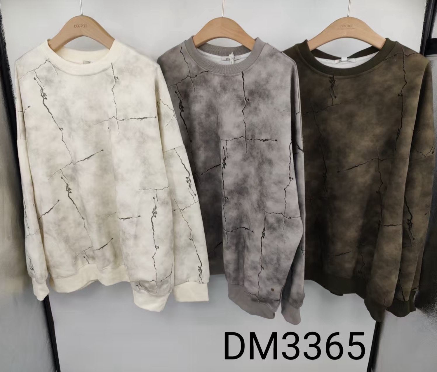 Bluza Oversize Marmurkowa