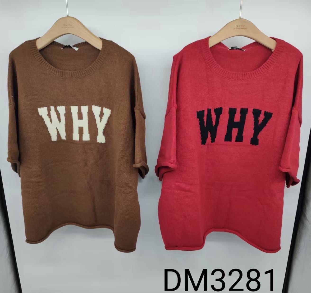 Sweter Oversize z Napisem