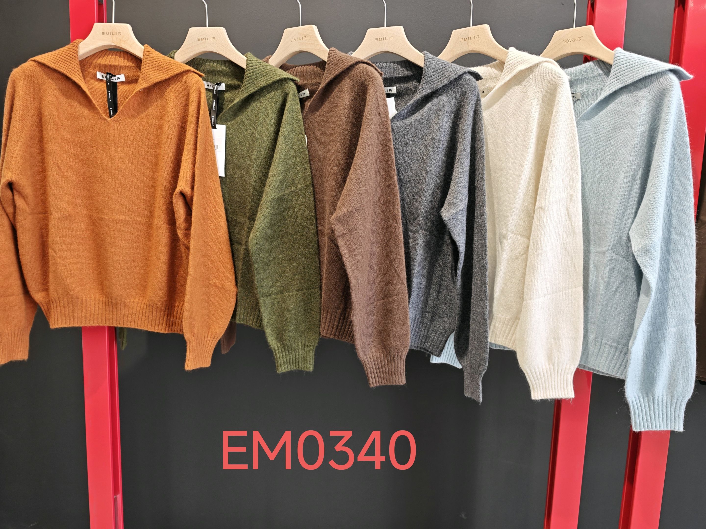 Sweter z Kołnierzykiem Polo