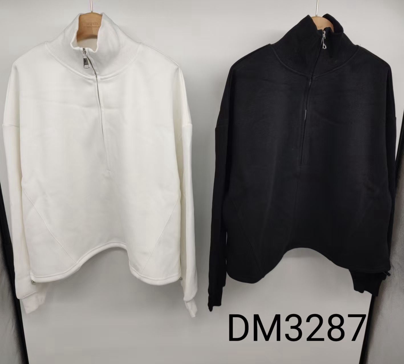 Bluza Oversize ze Stójką