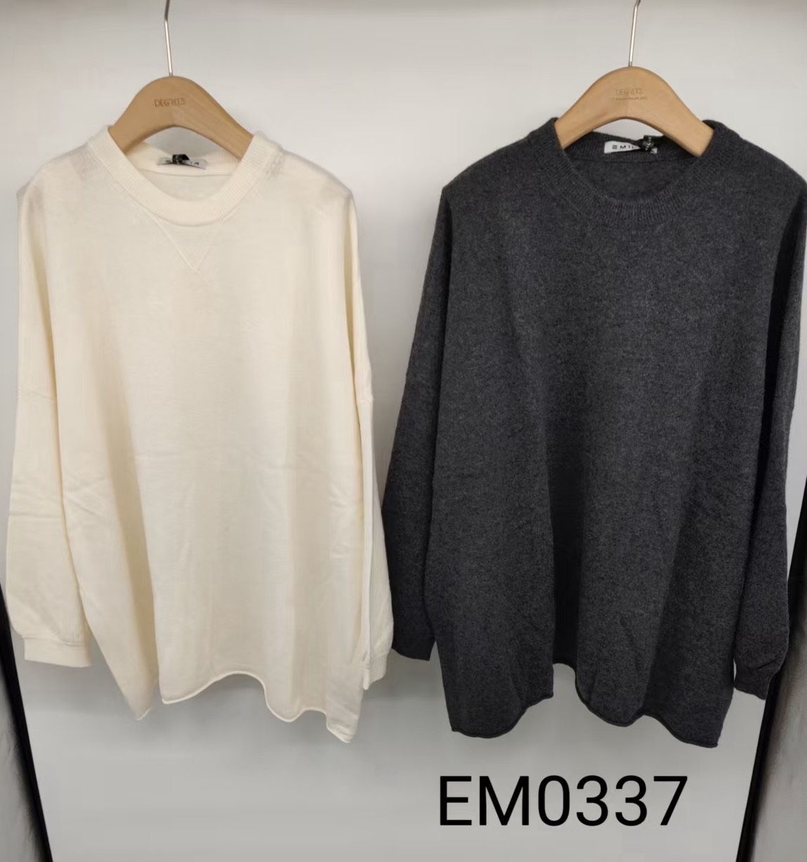 Sweter Luźny Wydłużony
