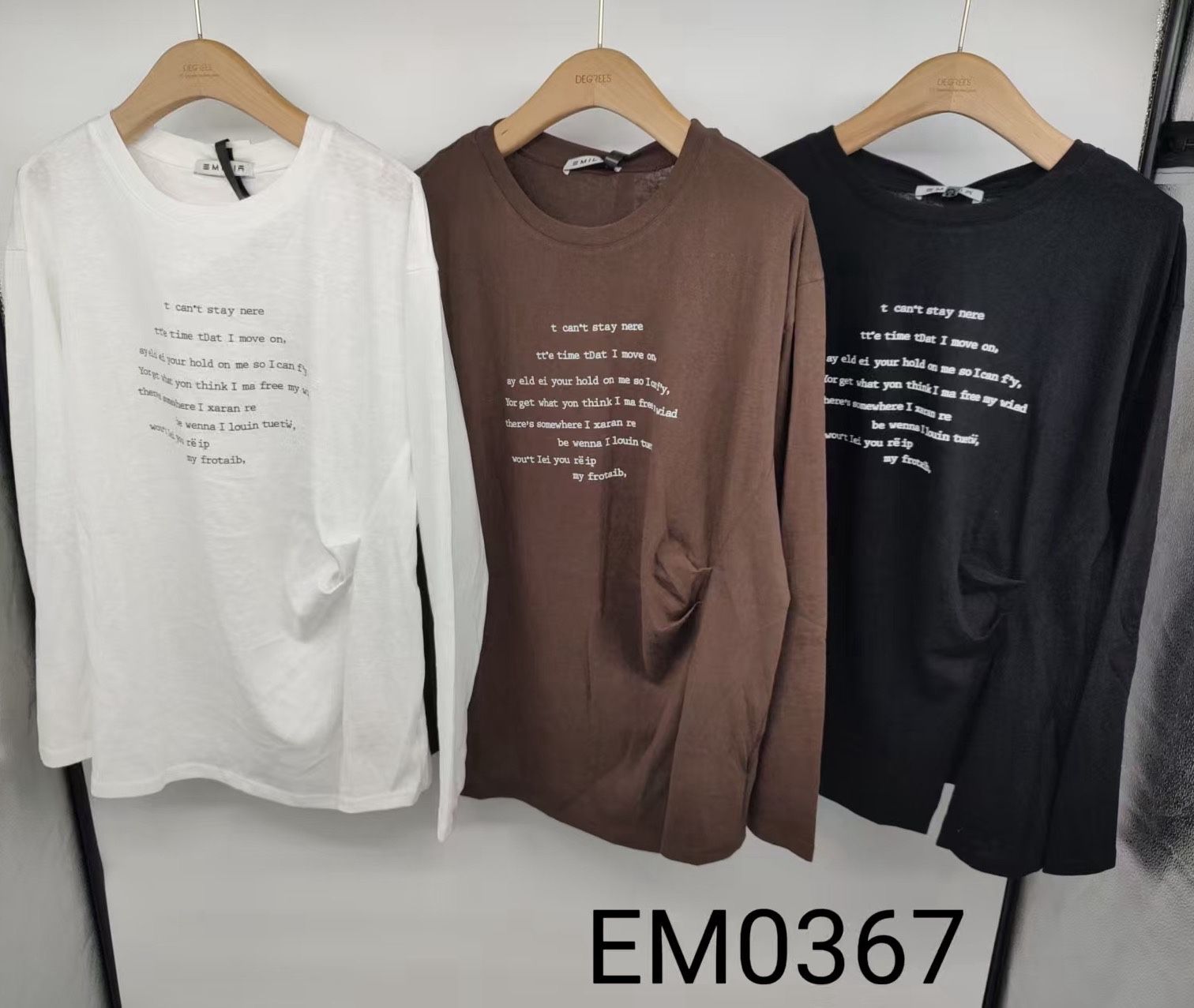Koszulka Luźny Longsleeve