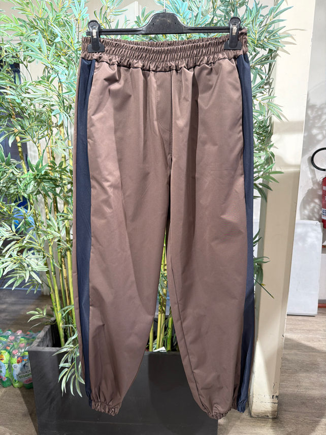 Spodnie Joggery Luźne z Lampasem