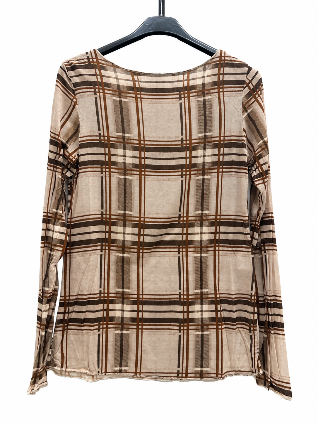 Bluzka z dużą kratą