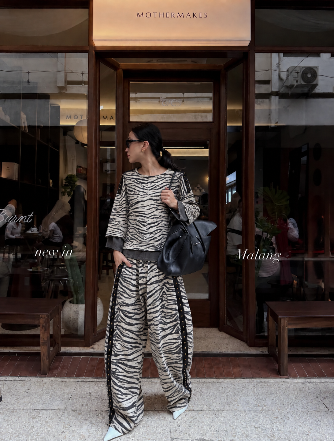 Bluza Luźna z Ćwiekami