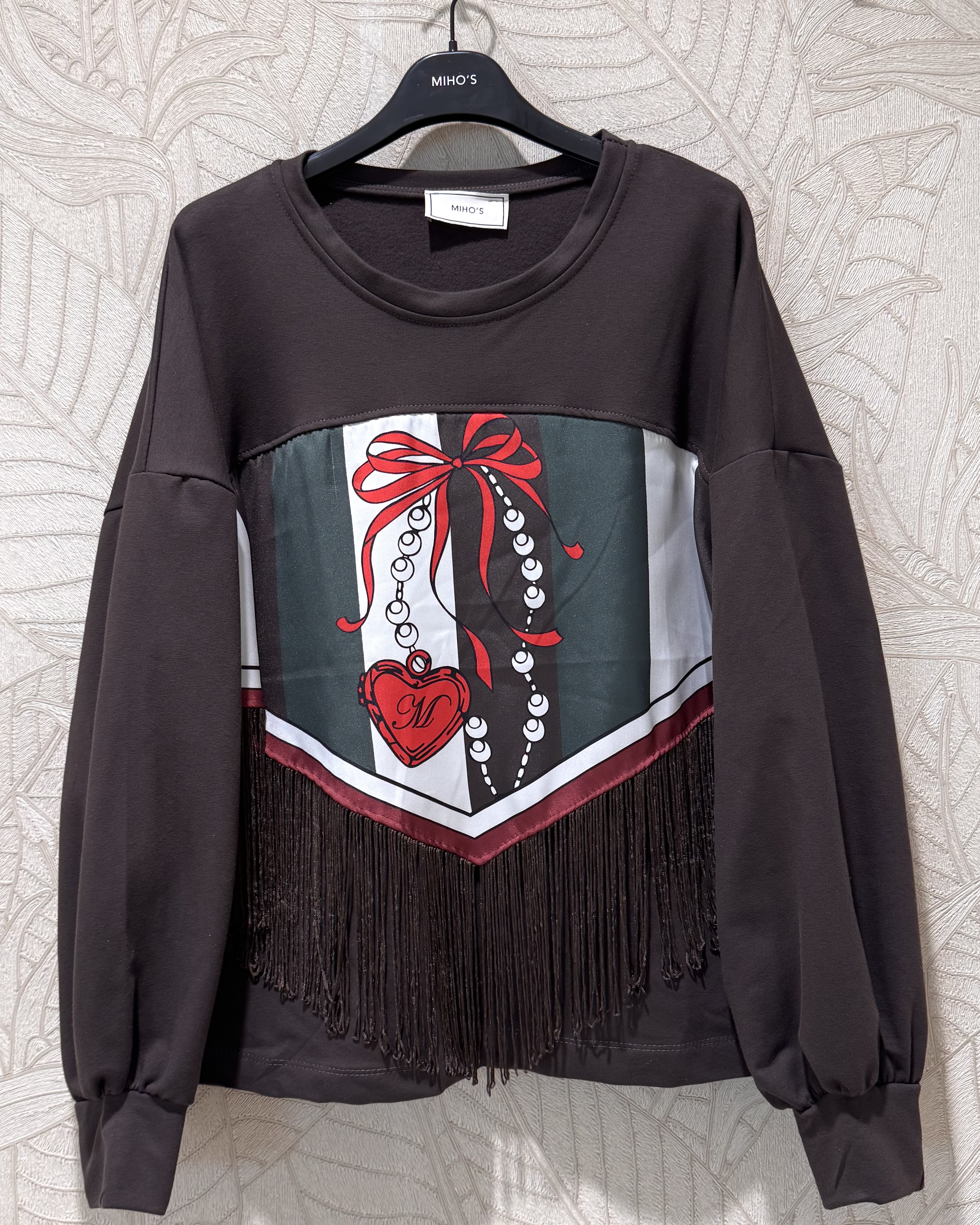 Bluza Luźna z Frędzlami