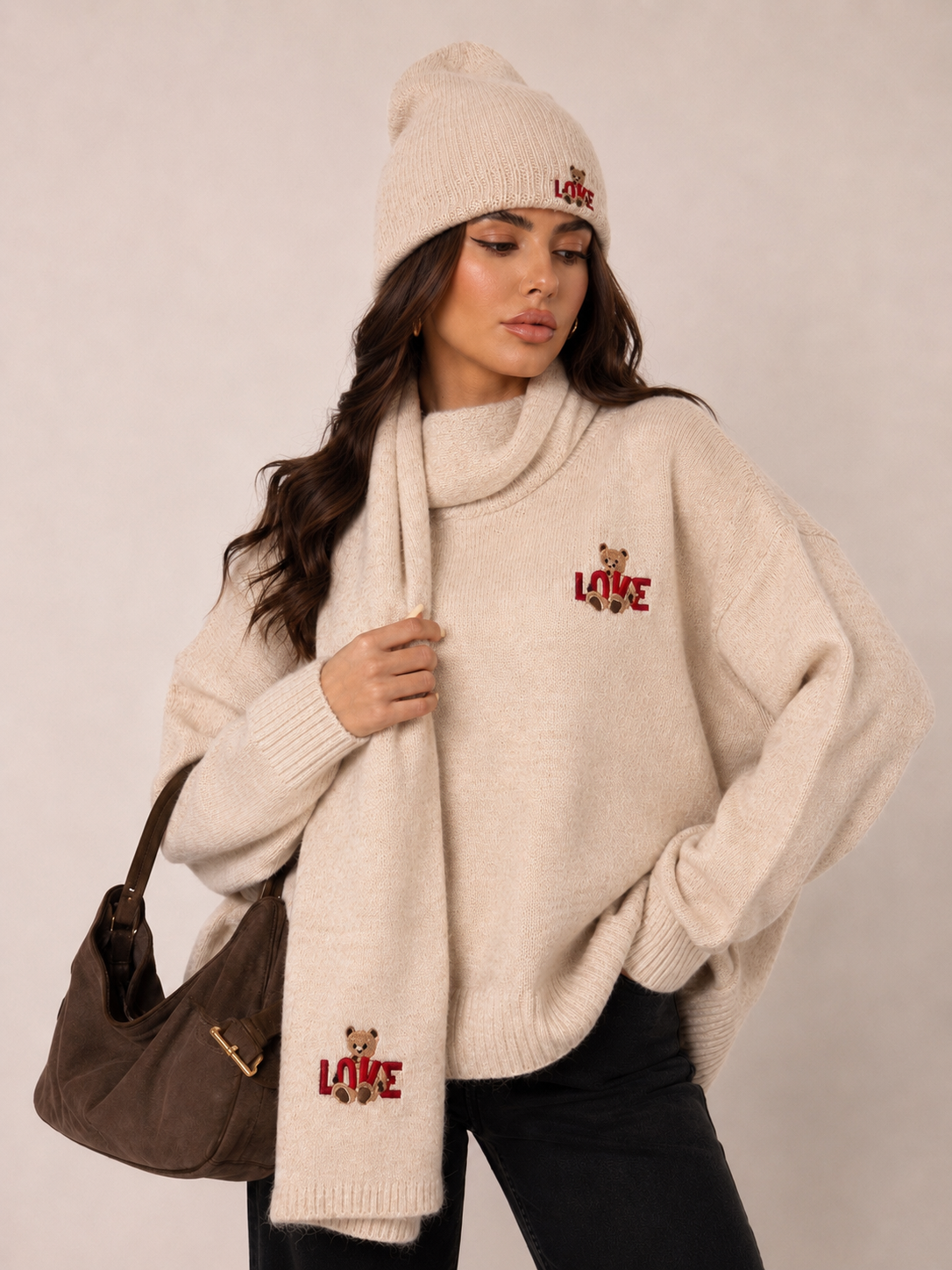 Sweter Oversize z Golfem