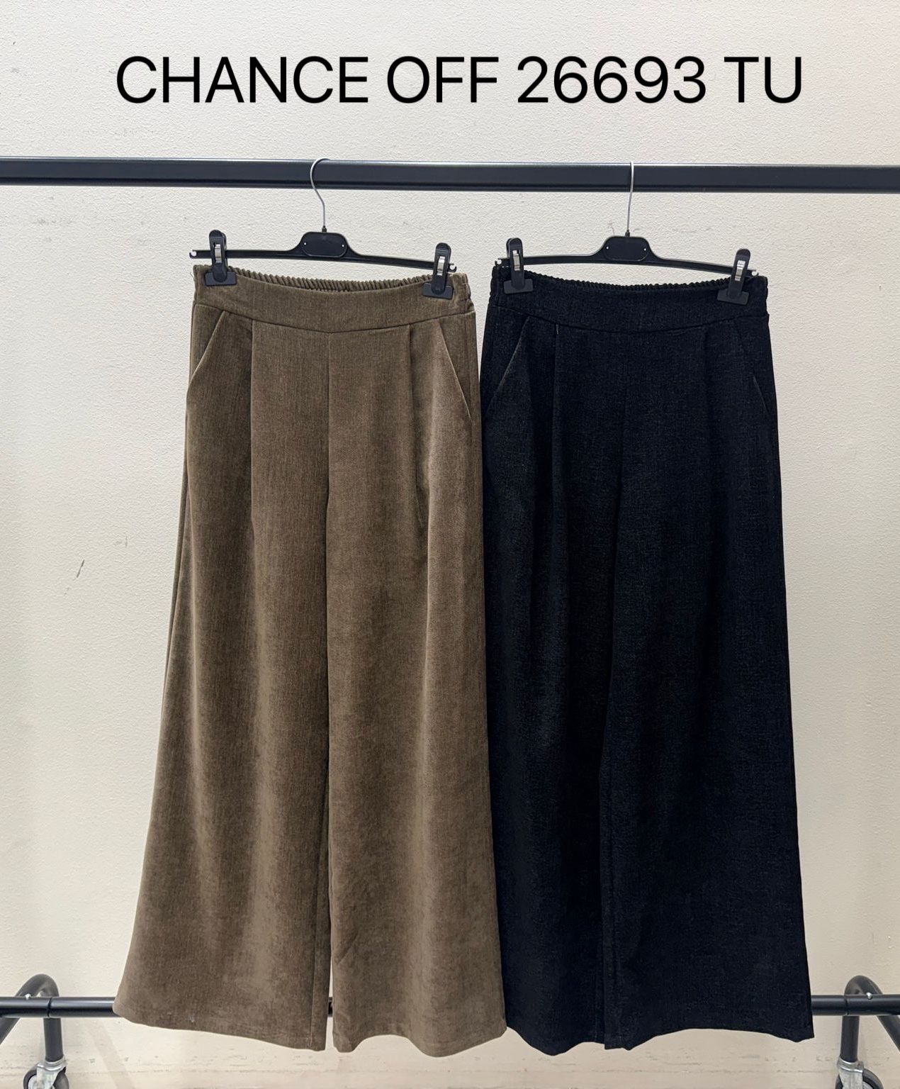 Spodnie Wide Leg z Plisami