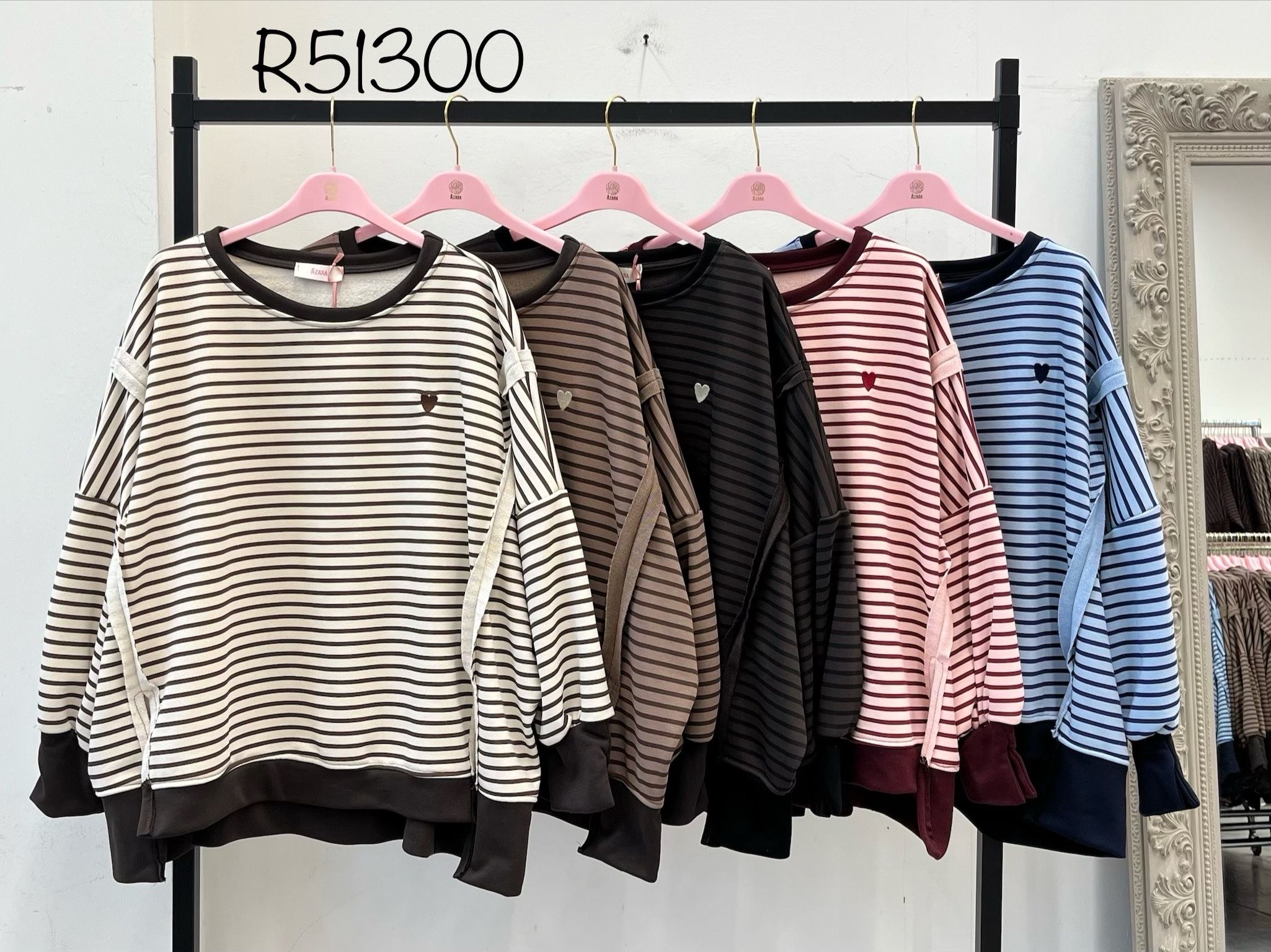Bluza luźna z haftem