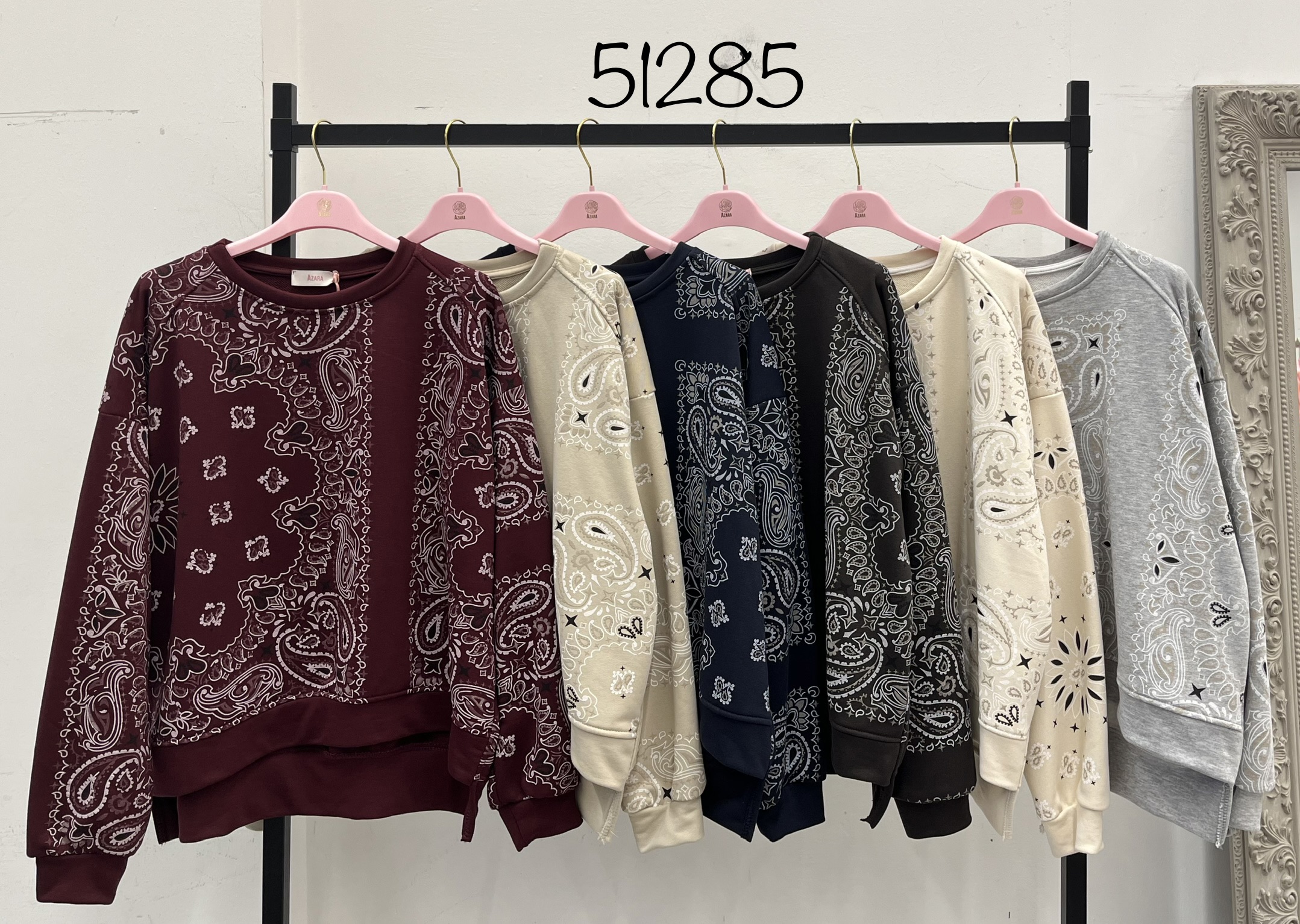 Bluza z nadrukiem bandana