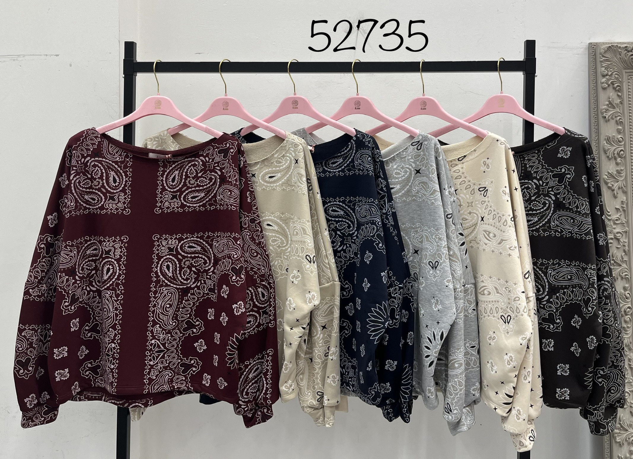 Bluza Luźny Krój Bandana