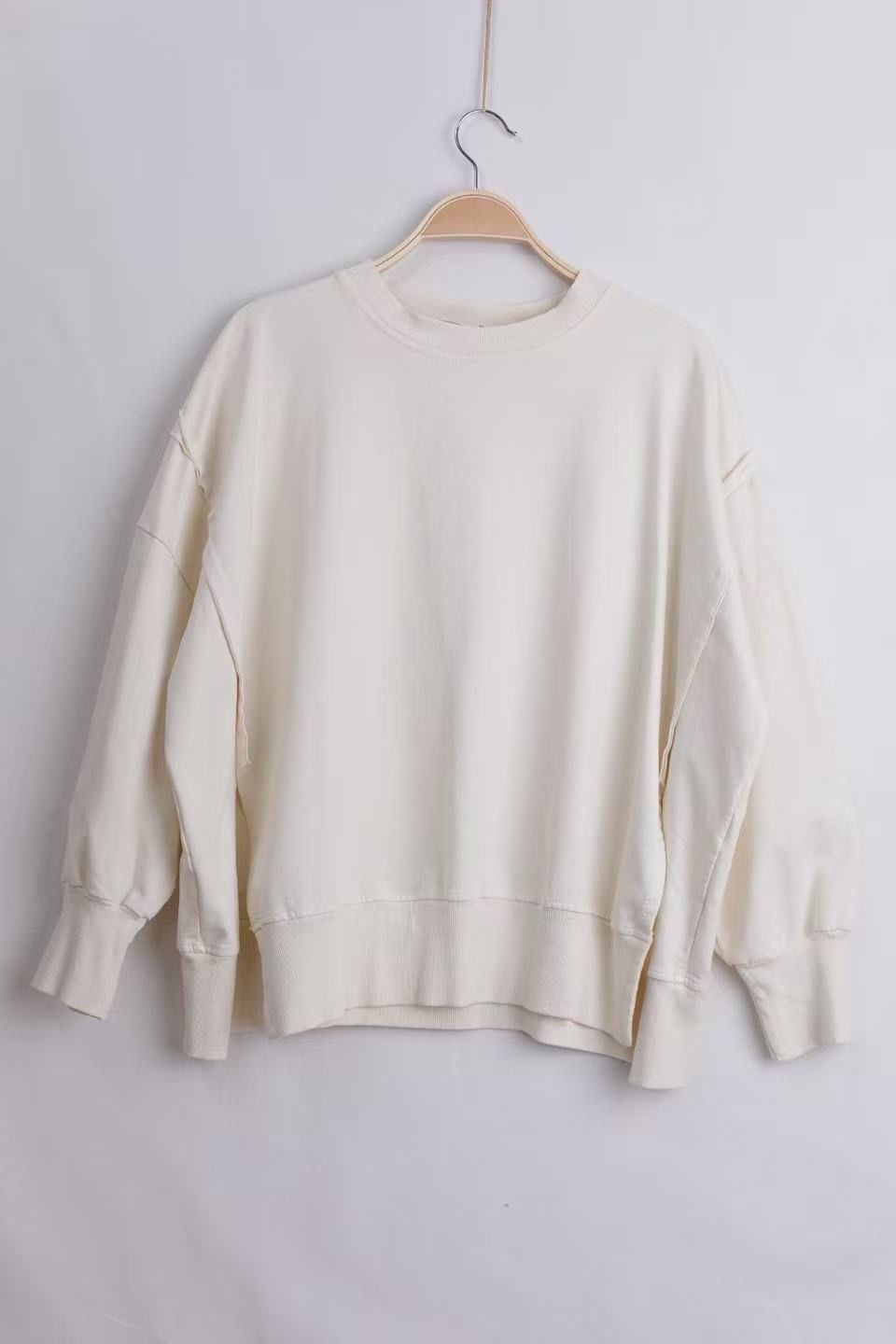 Bluza Oversize z Bufiastym Rękawem