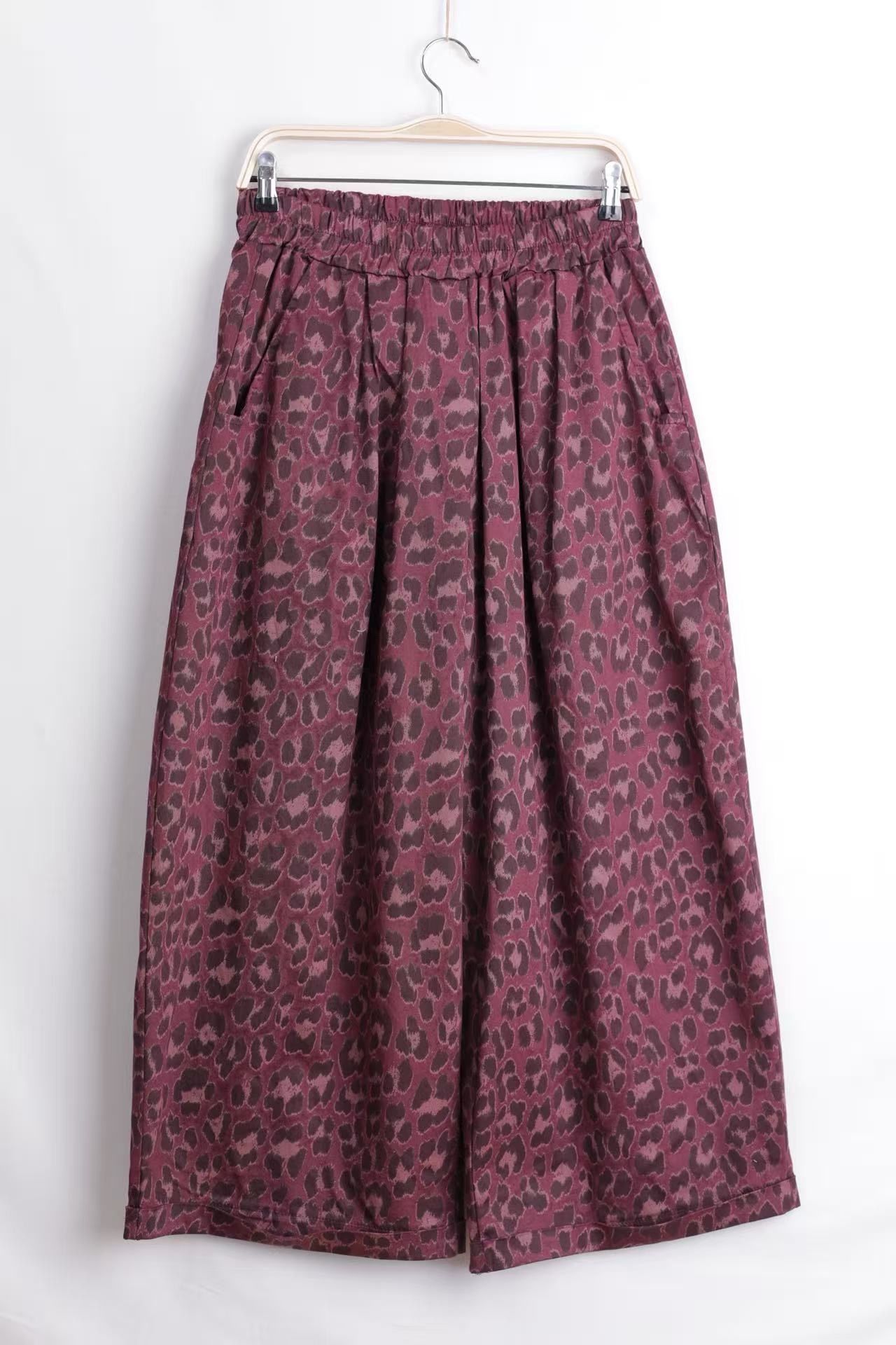 Spodnie Wide Leg Panterka