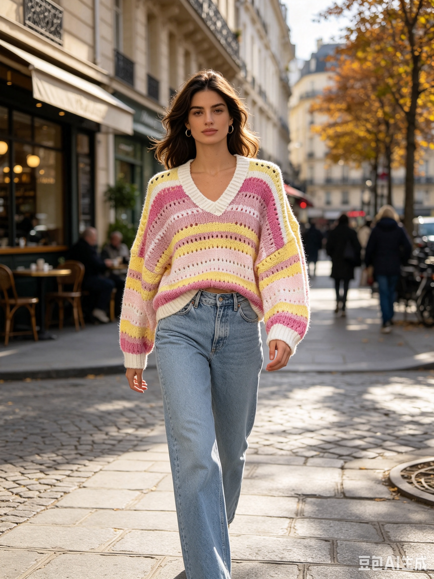 Sweter Oversize w Paski