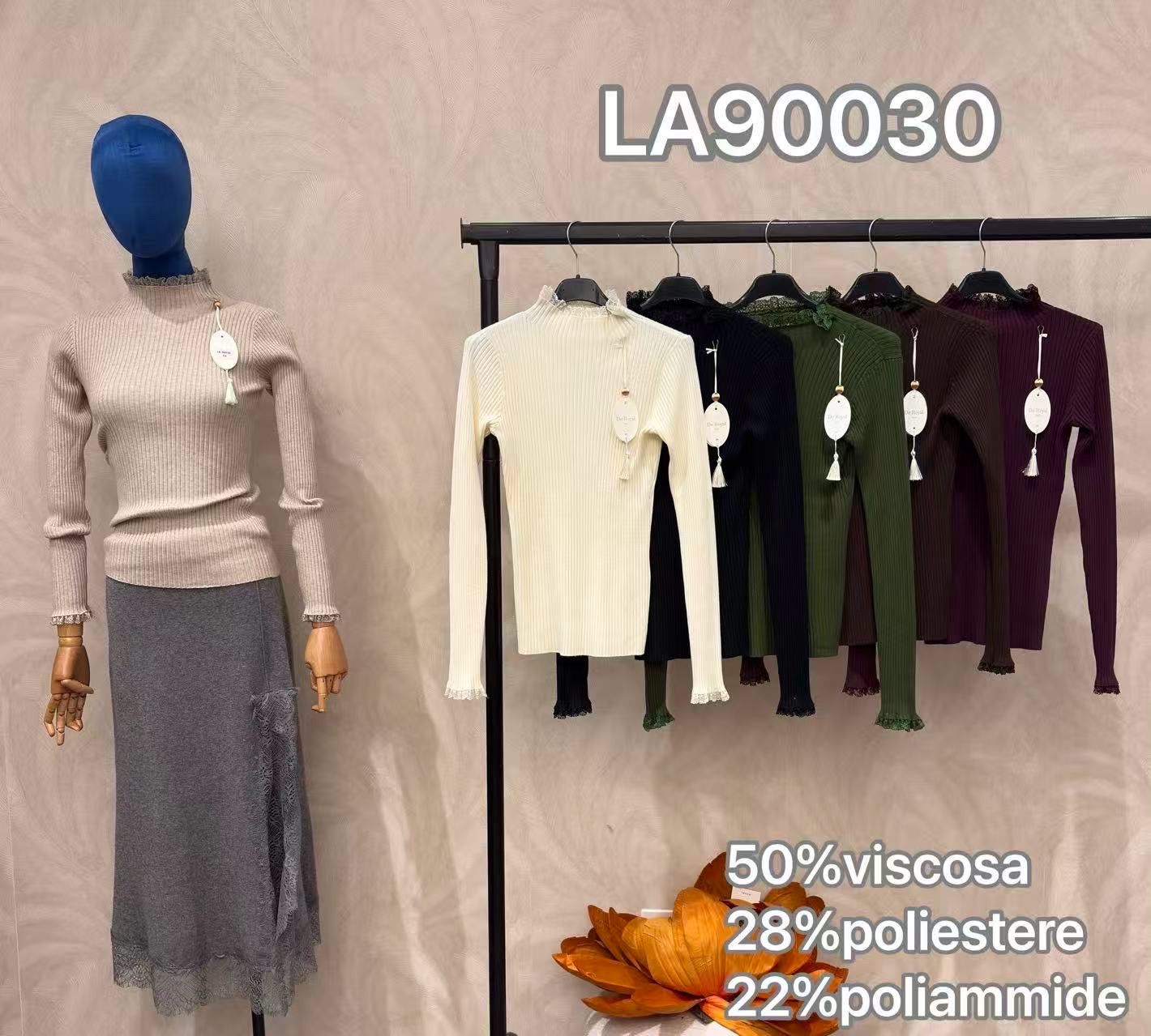 Sweter Dopasowany Półgolf