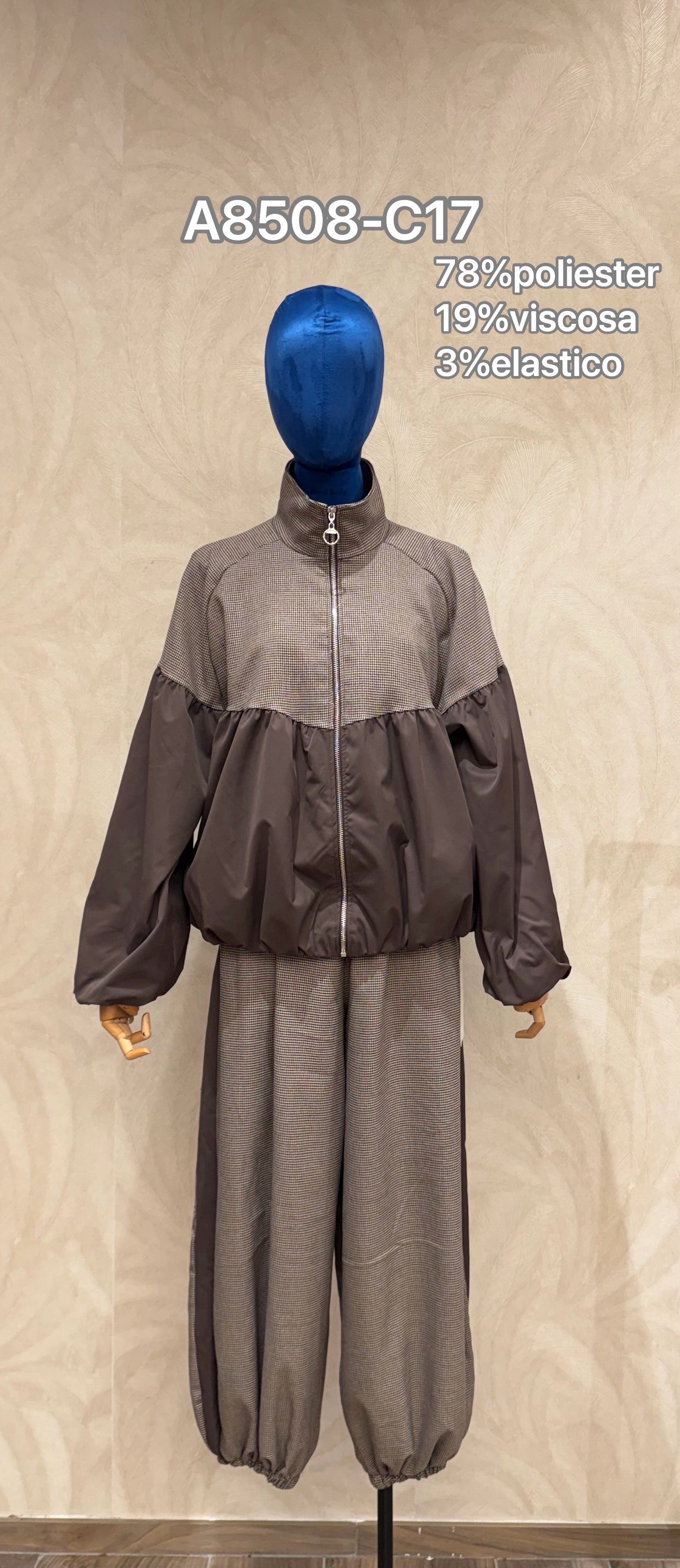 Komplet Oversize w Kratę