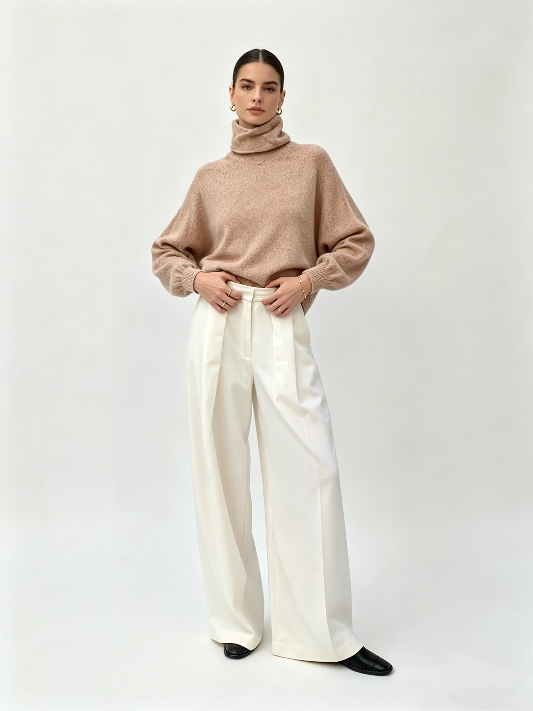 Sweter Oversize z Golfem
