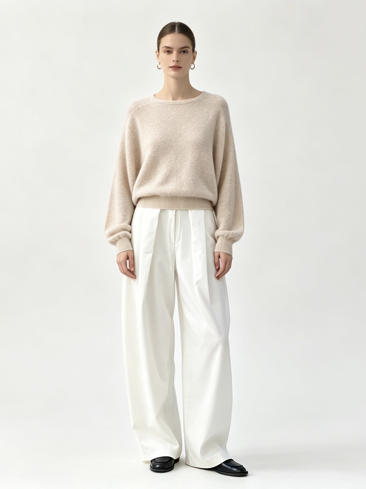 Sweter Oversize z Rękawem Balon