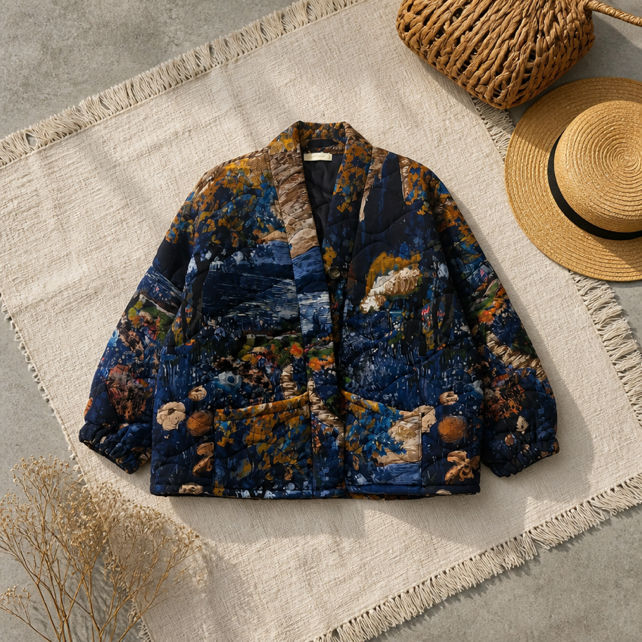 Kurtka Pikowana Kimono