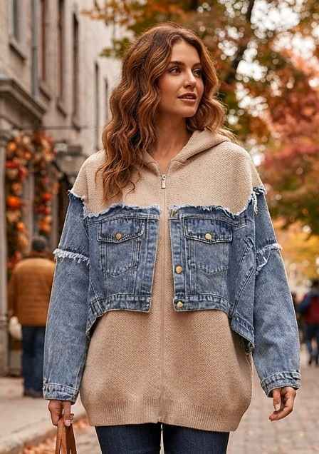 Kurtka Oversize z Kapturem
