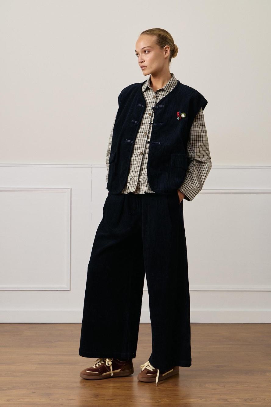 Spodnie Sztruksowe Wide Leg