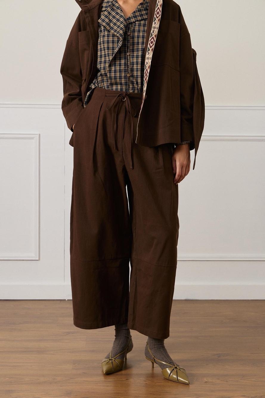 Spodnie Wide Leg z Plisami