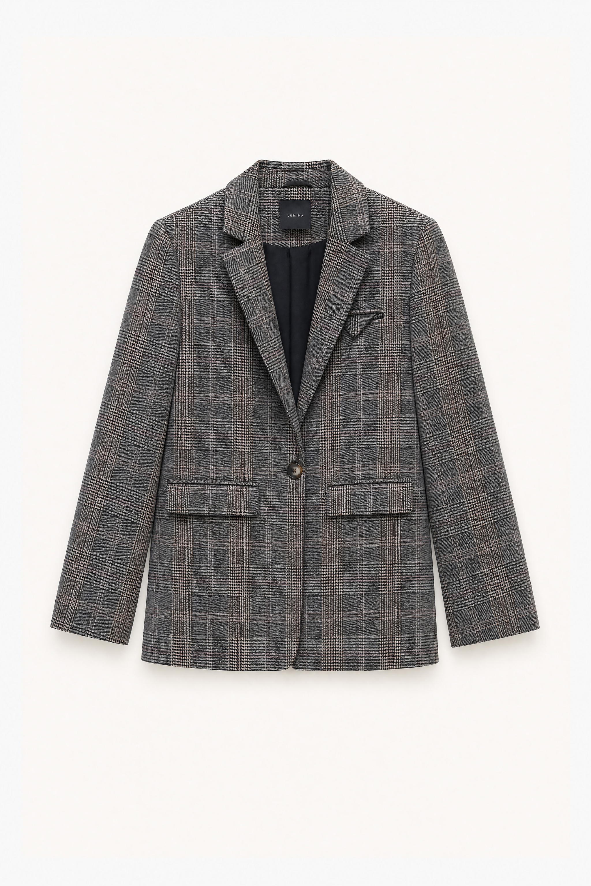 Marynarka Blazer Kraciasta