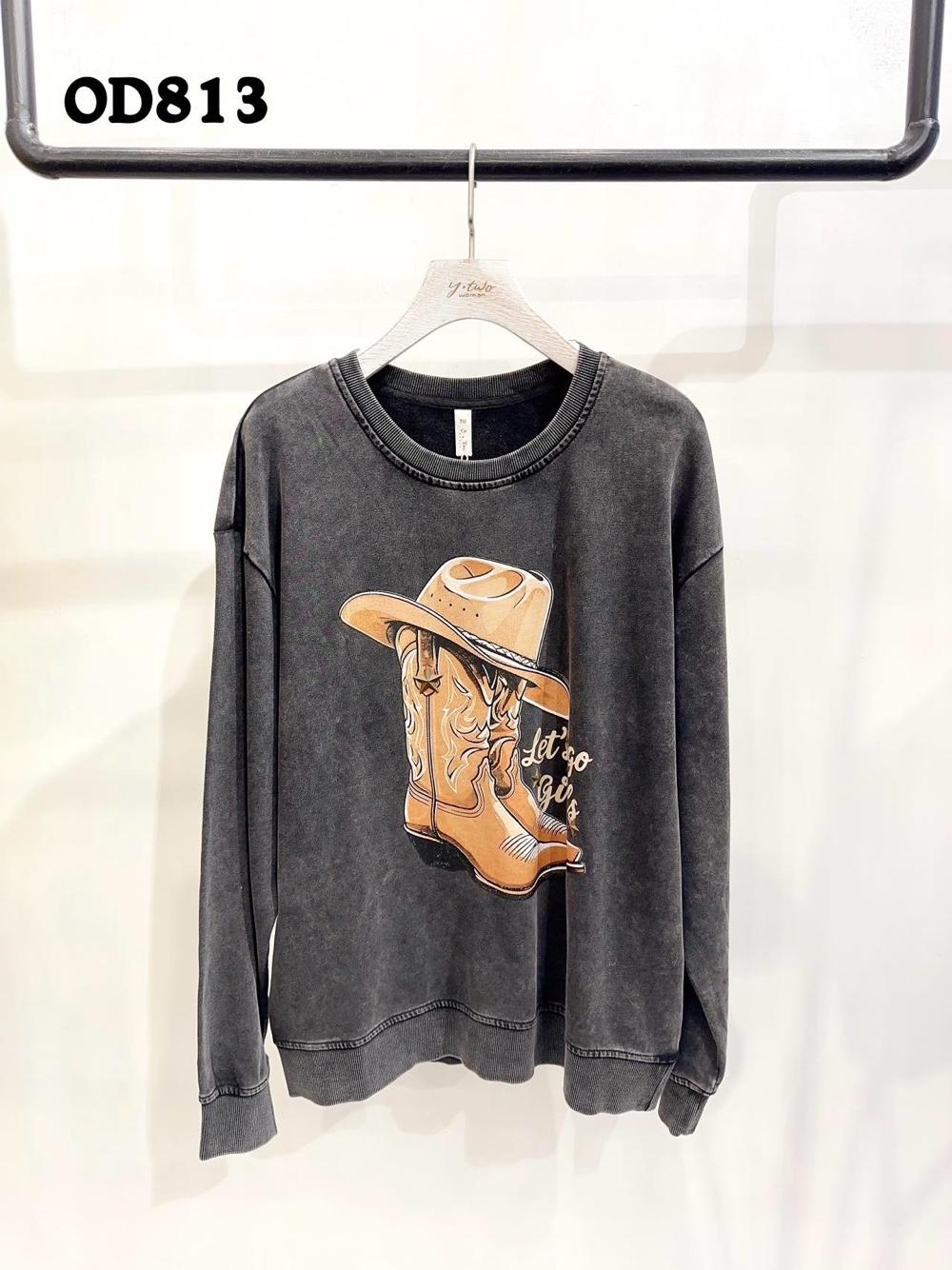Bluza Oversize z Nadrukiem