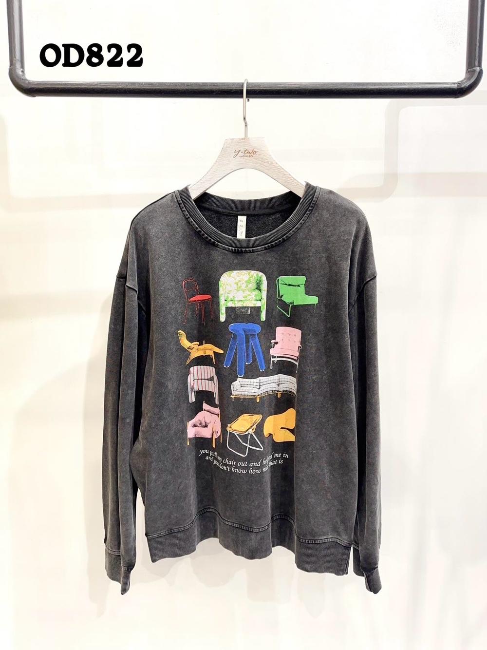 Bluza Oversize z Nadrukiem